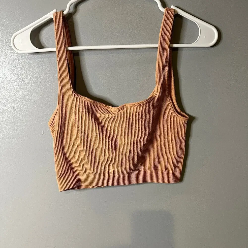 Zara Women's xs Ribbed crop tank - Picture 3 of 5